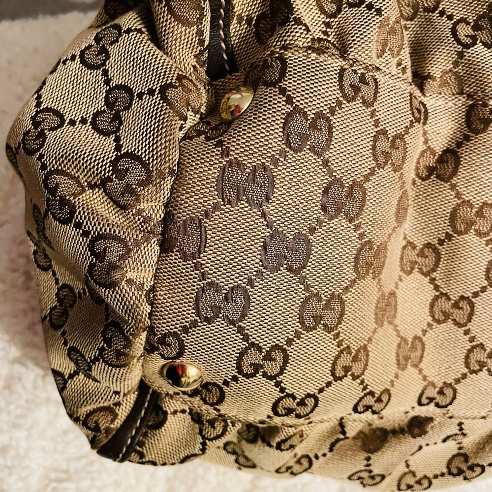 Large GG Canvas Abbey D-Ring Hobo, wallet, wallet plus key holder - Picture 10 of 16